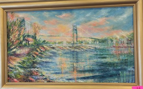 Geri, View over Mount Hope Bridge.